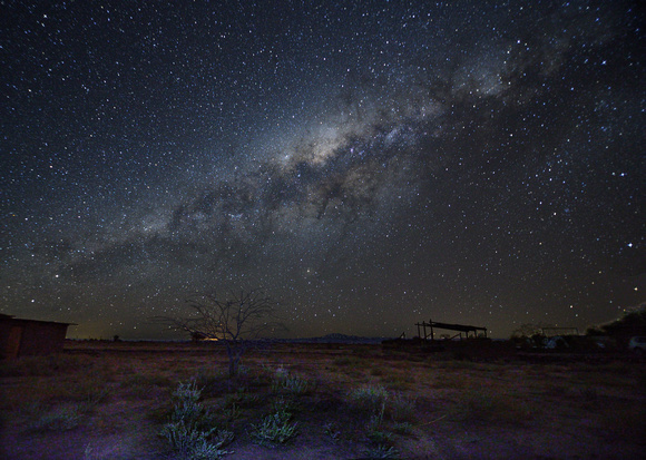 Via Láctea sobre o deserto/ Milky Way over the Desert