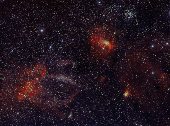M52, NGC 7635