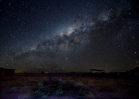 Via Láctea sobre o deserto/ Milky Way over the Desert