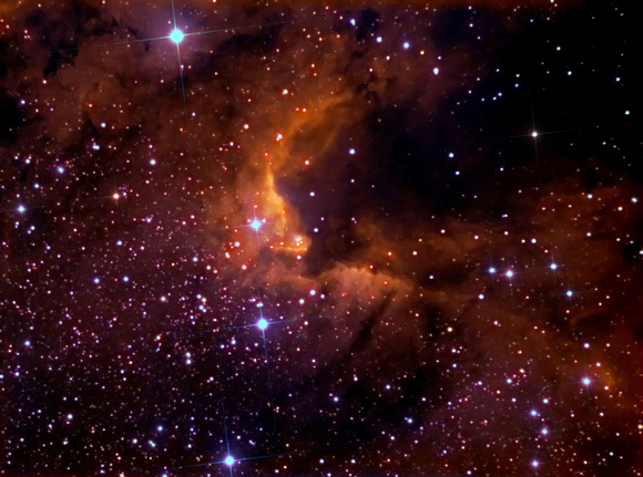Sh2-155/ Caldwell 9. Nebulosa da Caverna/ Cave Nebula
